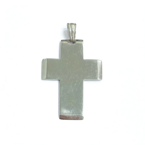 D60 - Dije Cruz Plana Grande - comprar online