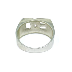 Anillo Inicial Doble Clásico con Oro - tienda online