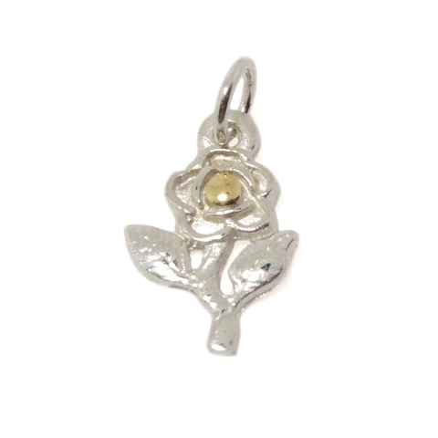 D90 - Dije Florcita con Oro - comprar online