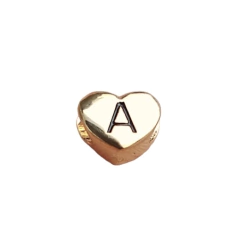 Dije Laminado en Oro Corazón con Inicial Pasante en internet