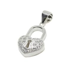 Dije Italiano 3 - Corazón Cerradura - comprar online