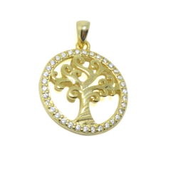 Dije italiano 5 - Árbol de la Vida Dorado - comprar online