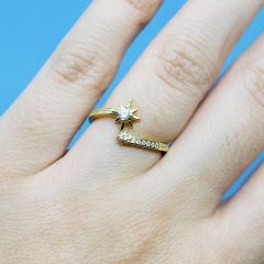 Anillo Italiano 33 - Sol Dorado - tienda online