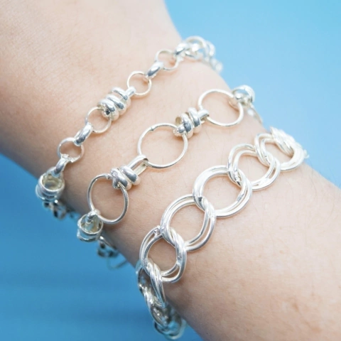 Combo: 3 Pulseras Rolo Especiales Nº1