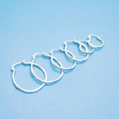 Combo: 3 Argollas con Oro - tienda online