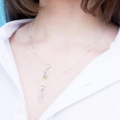 Combo: 2 Collares Macizos + 2 Dijes Nenes Nº1 - comprar online