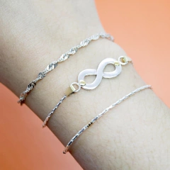 Combo: 3 Pulseras Macizas - comprar online