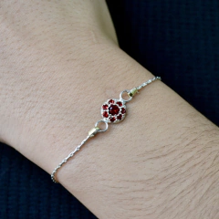 Pulsera Maciza c/Centro Frutilla
