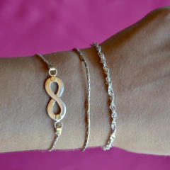 Combo: 3 Pulseras Macizas