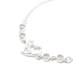 Pulsera Italiana 36 - Corazón Calado - comprar online