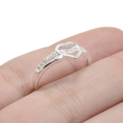 Anillo Italiano 22 - Corazón Calado - Adára Fábrica de Joyas