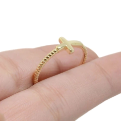 Imagen de Anillo Italiano 31 - Cruz