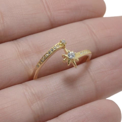 Anillo Italiano 33 - Sol Dorado - Adára Fábrica de Joyas