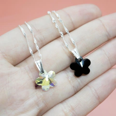 Collar Italiano + Cristal Flor en internet