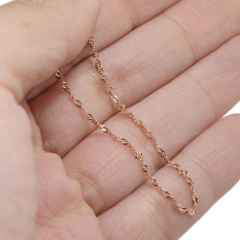 Collar Italiano Singapur Rosé - comprar online