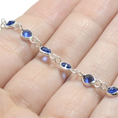 Pulsera Italiana 46 - Espejito Azul - comprar online