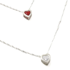 Collar Italiano + Pasante Corazón Chico - Adára Fábrica de Joyas