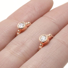 Aro Italiano 54 - Argollita con Piedra - tienda online