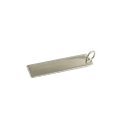 Medalla Barra Plata Sola 8x30 - comprar online