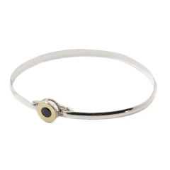 Esclava con Centro Estampa Sol Chico - Adára Fábrica de Joyas