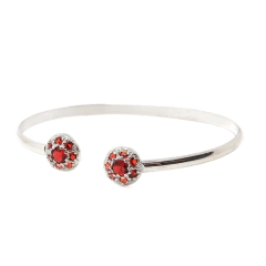 Esclava Doble Frutilla - Adára Fábrica de Joyas