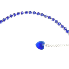 Pulsera Extensible Cónicas con Dije Corazón