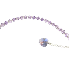 Pulsera Extensible Cónicas con Dije Corazón - Adára Fábrica de Joyas