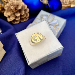 Anillo Inicial Doble Redondo