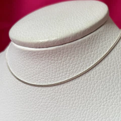 Collar Macizo Diamantada solo Plata - comprar online