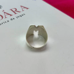 Anillo Inicial Grande solo Plata 925 - tienda online