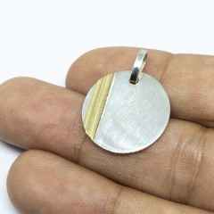 Medalla Circular Mediana con Oro - comprar online