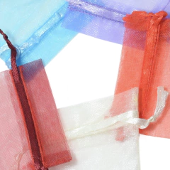 Imagen de Pack Bolsitas de Organza 7cm x 9cm
