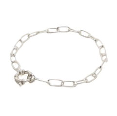 Pulsera Forcet Plata Sola - comprar online