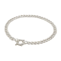 Combo: Collar + Pulsera Grumet Solo Plata 925 - tienda online