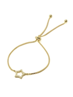 Pulsera Italiana 19 - Estrella Dorada - comprar online