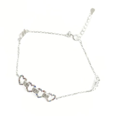 Pulsera Italiana 24 - Corazones Multicolor