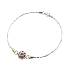 Imagen de Pulsera Maciza c/Centro Frutilla