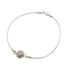 Pulsera Maciza c/Centro Frutilla - tienda online