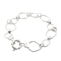 Pulsera Rolo con Rombo - comprar online
