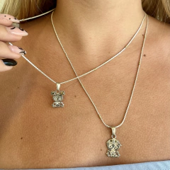 Combo: 2 Collares Macizos + 2 Dijes Nenes Nº2