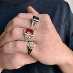 Combo: 3 Anillos para Hombre Nº1 - comprar online