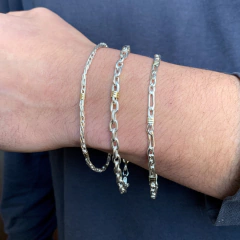 Combo: 3 Pulseras Huecas
