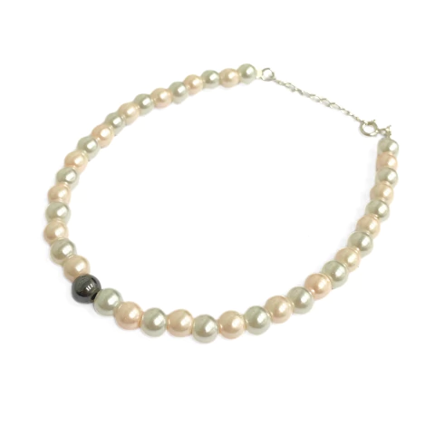 Tobillera Extensible Perlas Combinadas 6mm