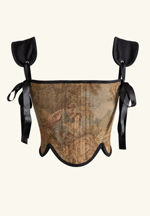 Corset Gobelin Vintage 60s 2