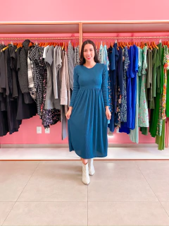 Vestido Larissa - Petroleo