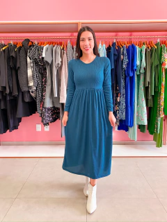 Vestido Larissa - Petroleo - comprar online