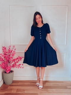 Vestido Isabel - Marinho - comprar online