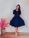 Vestido Isabel - Marinho