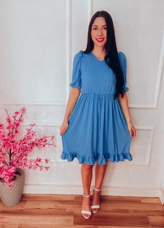 Vestido Gabrielle - Azul Turquesa