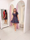 Vestido Raissa - Preto Borboleta - comprar online